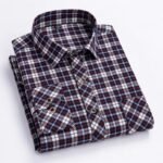 Cotton Flannel Shirts for Men – Long Sleeve - Image 9