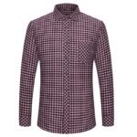 Cotton Flannel Shirts for Men – Long Sleeve - Image 11