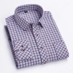 Cotton Flannel Shirts for Men – Long Sleeve - Image 2