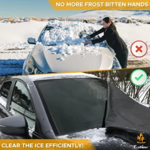 600D EcoNour Windshield Cover for Ice and Snow