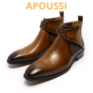 APOUSSI Luxury Men's Chelsea Boots