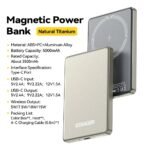 Thin Wireless Power Bank 5000mAh - Image 2