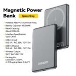 Thin Wireless Power Bank 5000mAh - Image 3