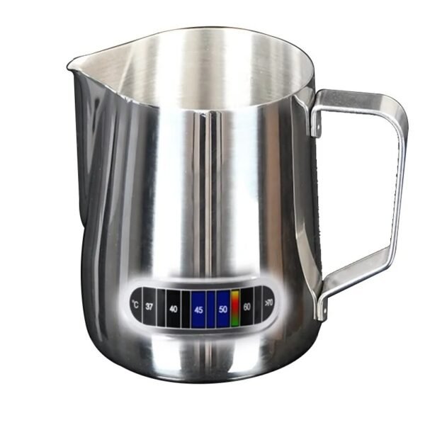 main-image-1 Milk Frothing Pitcher – 350/600ML Stainless Steel Jug with Temperature Display - Image 1