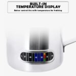 Milk Frothing Pitcher – 350/600ML Stainless Steel Jug with Temperature Display - Image 5
