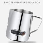 Milk Frothing Pitcher – 350/600ML Stainless Steel Jug with Temperature Display - Image 7