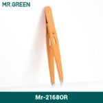 Colorful Eyebrow Tweezer – Stainless Steel Precision Slanted Design - Image 2