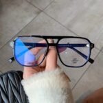 Retro Fashion Anti-Blue Light Glasses – Unisex Square Computer Eyewear - Image 3