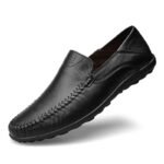 Genuine Leather Men's Loafers – Casual Luxury Italian Slip-On Moccasins - Image 9