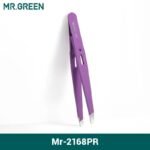 Colorful Eyebrow Tweezer – Stainless Steel Precision Slanted Design - Image 4