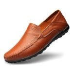 Genuine Leather Men's Loafers – Casual Luxury Italian Slip-On Moccasins - Image 8