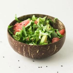 Natural Coconut Shell Bowls – Authentic Handmade Serving Dishesr