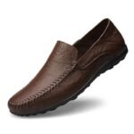 Genuine Leather Men's Loafers – Casual Luxury Italian Slip-On Moccasins - Image 7