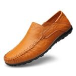 Genuine Leather Men's Loafers – Casual Luxury Italian Slip-On Moccasins - Image 6