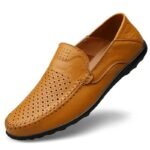 Genuine Leather Men's Loafers – Casual Luxury Italian Slip-On Moccasins - Image 3