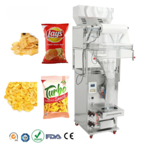 Automatic Vertical Packing Machine – Nitrogen Chip Packaging for Cassava, Banana, Plantain & Potato Chips
