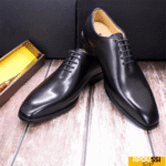 Men’s Genuine Leather Office Shoes – Square Toe Lace-Up Business & Wedding Oxfords | Durable Formal Footwear 2025 - Image 4