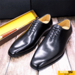 Men’s Genuine Leather Office Shoes – Square Toe Lace-Up Business & Wedding Oxfords | Durable Formal Footwear 2025 - Image 3
