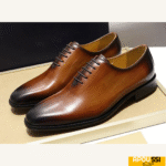 Men’s Genuine Leather Office Shoes – Square Toe Lace-Up Business & Wedding Oxfords | Durable Formal Footwear 2025 - Image 2
