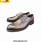 Men’s Genuine Leather Lace-Up Oxford Shoes – All-Season Elegance & Comfort