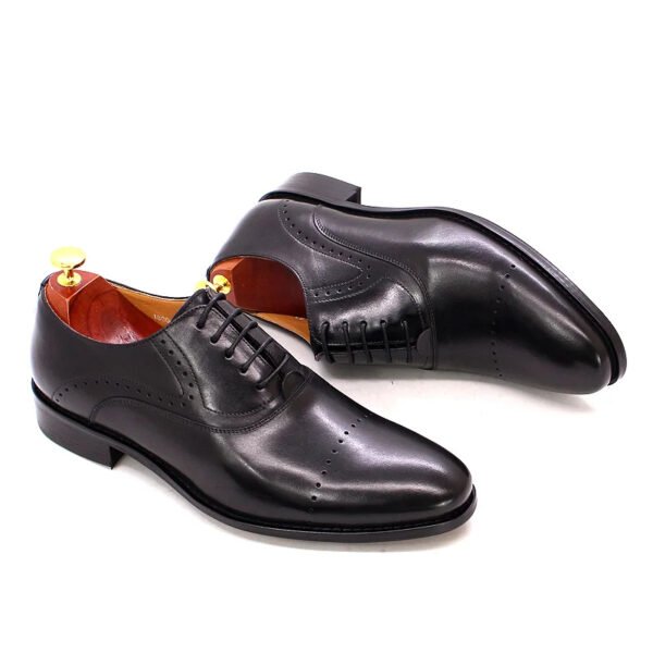 Paulindrix Italian Genuine Leather Croc Skin Dress Shoes for Men - Image 2