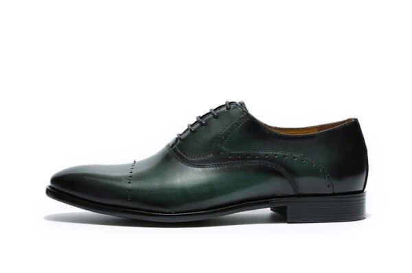 Paulindrix Italian Genuine Leather Croc Skin Dress Shoes for Men - Image 3