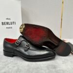 Men’s Double Monk Strap Shoes – Parisian Luxury and Craftsmanship - Image 11