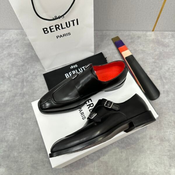 Men’s Double Monk Strap Shoes – Parisian Luxury and Craftsmanship - Image 7