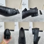 Luxury Men’s Crocodile-Pattern Leather Loafers – Paris Elegance - Image 10